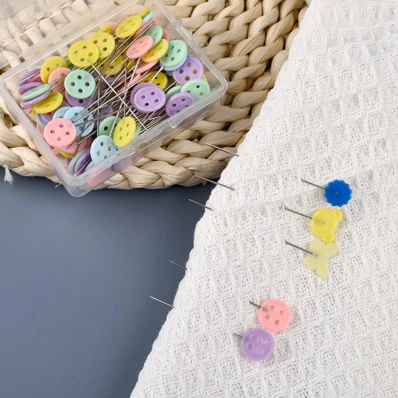 Colorful Dressmaking Pins Set Premium Nickel Plated Pins