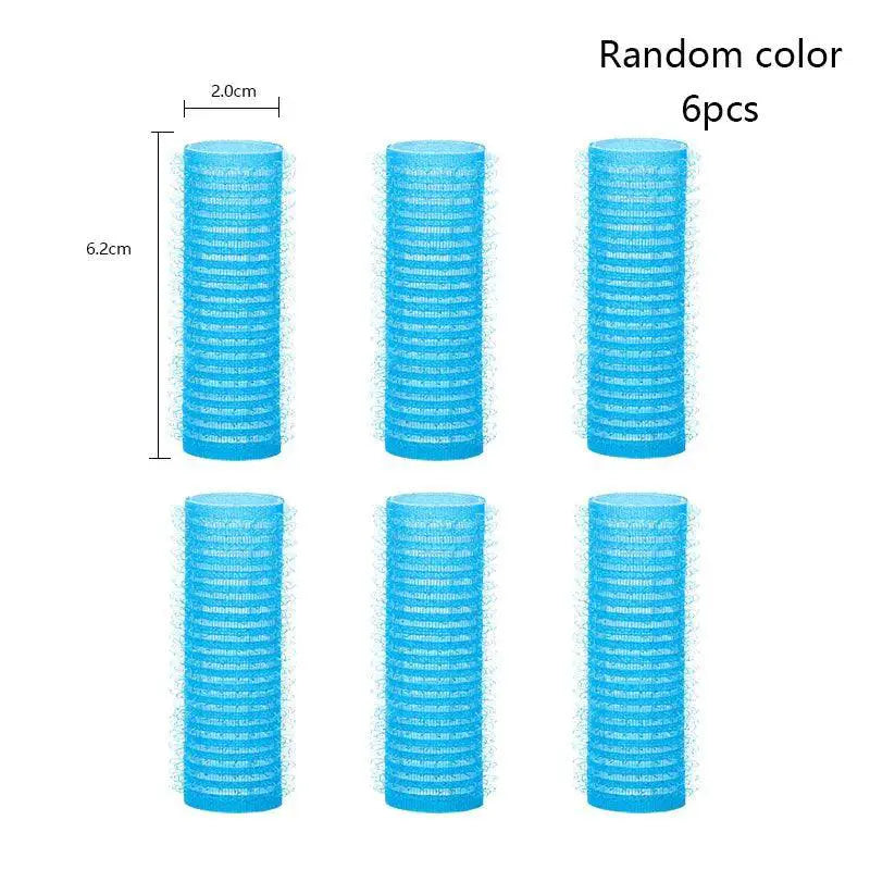 Hair Curlers for Effortless Curls — 6.0cm random col 6pc