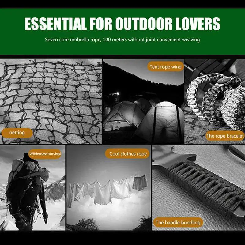 Ultimate Survival Paracord Kit for Outdoor Enthusiasts