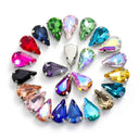 Crystal Drop Rhinestone Sewing Set DIY Glamour Kit 30 Pcs