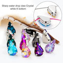 Crystal Drop Rhinestone Sewing Set DIY Glamour Kit 30 Pcs