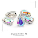 Crystal Drop Rhinestone Sewing Set DIY Glamour Kit 30 Pcs