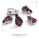 Crystal Drop Rhinestone Sewing Set DIY Glamour Kit 30 Pcs