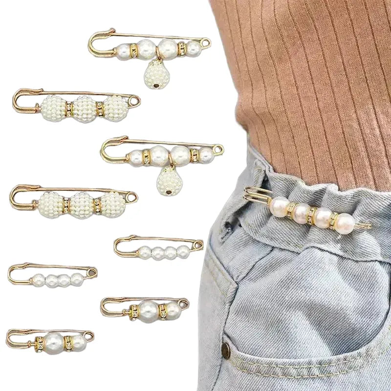 Denim Waist Slimming Button for Jeans — product view 1