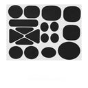 Black Fabric Repair Patches Sewing Solution For Clothing