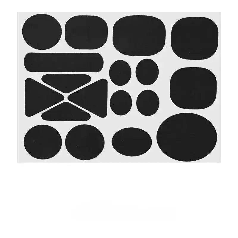Black Fabric Repair Patches Sewing Solution For Clothing