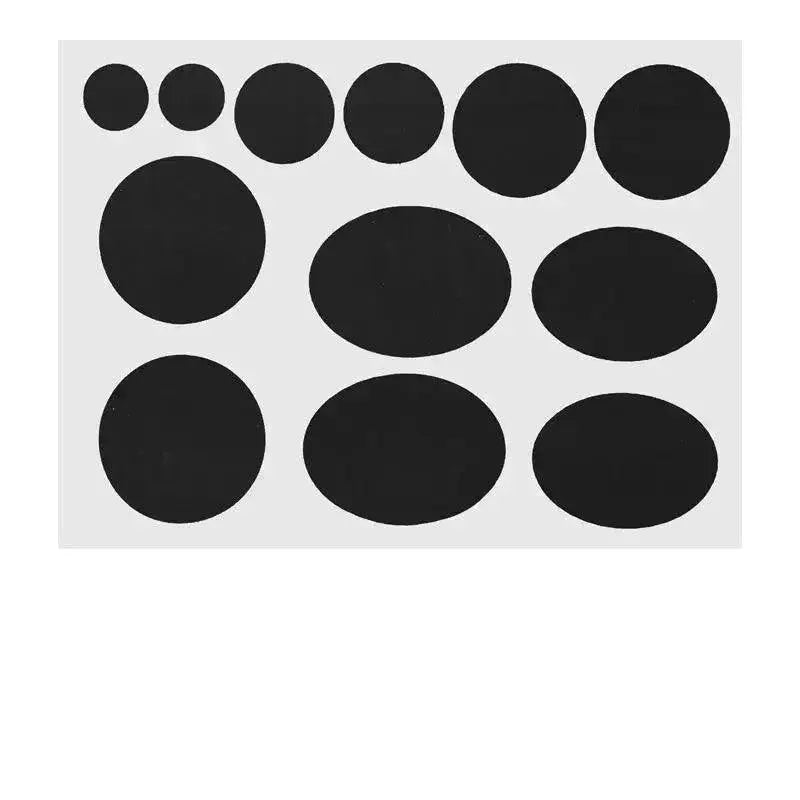 Black Fabric Repair Patches Sewing Solution For Clothing