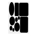 Black Fabric Repair Patches Sewing Solution For Clothing