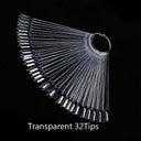 Nail Art Display Kit for Clear Oval Tips