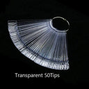 Nail Art Display Kit for Clear Oval Tips