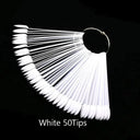 Nail Art Display Kit for Clear Oval Tips