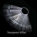 Nail Art Display Kit for Clear Oval Tips