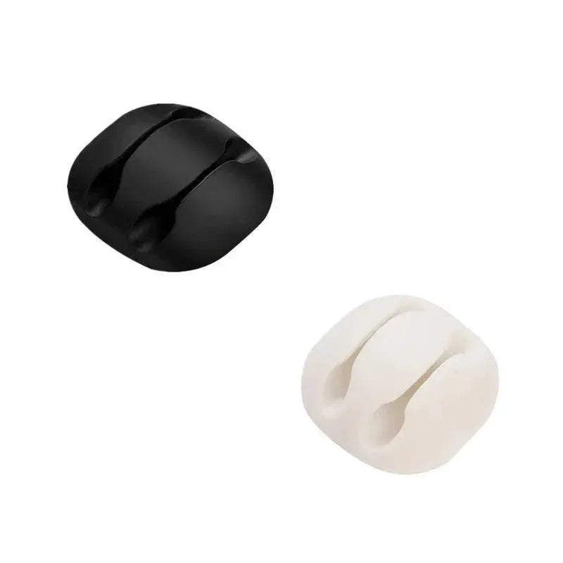 Silicone Cable Organizer With Mouse And Headphone Clips