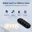 Silicone Cable Organizer for Neat Wires