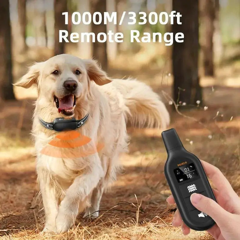 ROJECO Digital Rechargeable Dog Training Collar Waterproof