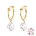 Elegant Silver Pearl Earrings Timeless Luxury Jewelry