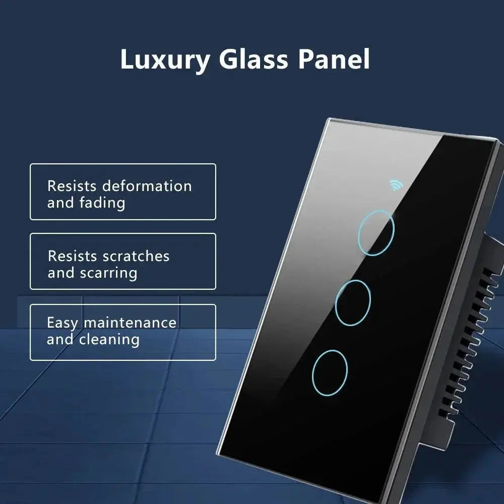 Smart Touch Light Switch With Remote And Voice Control