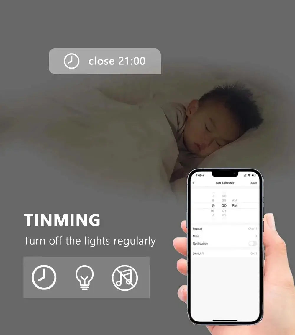 Smart Touch Light Switch With Remote And Voice Control