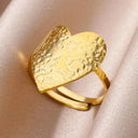 18K Gold Plated Adjustable Ring for Couples