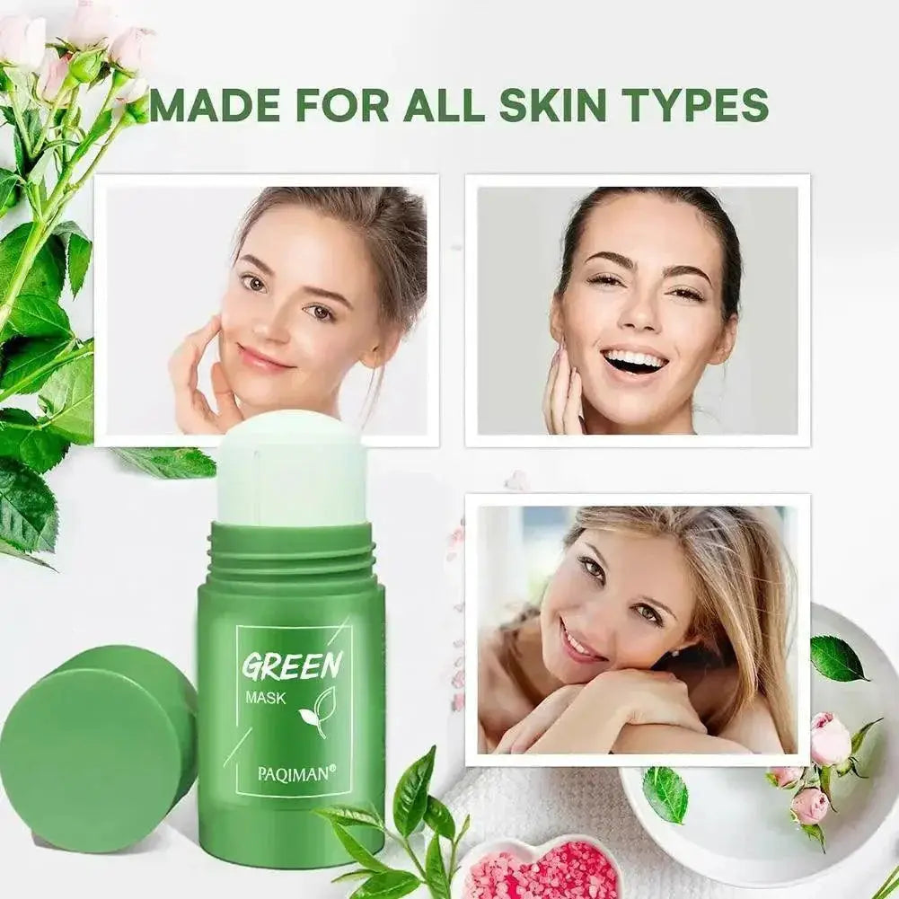Green Tea And Eggplant Acne Relief Stick Mask Cleansing