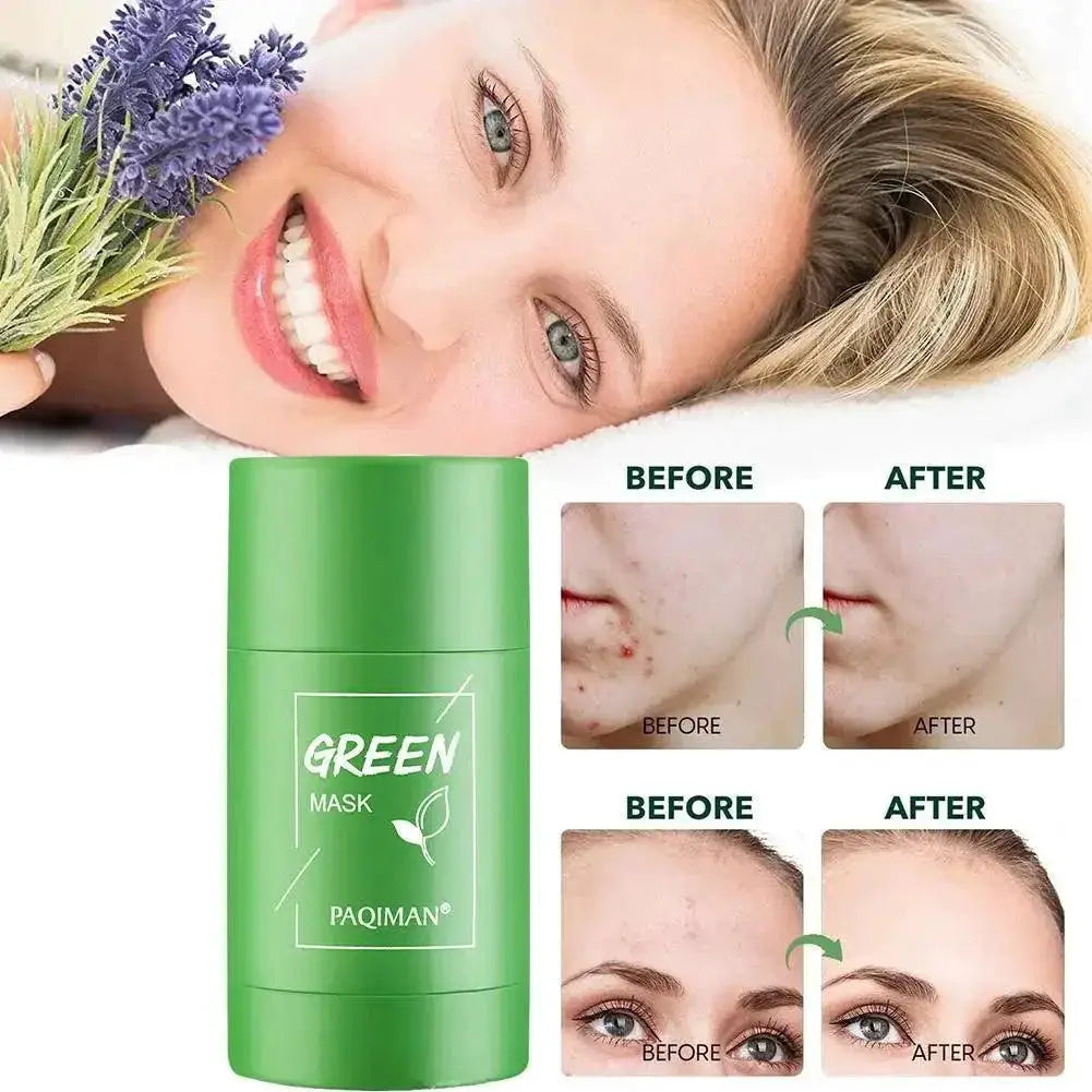 Green Tea And Eggplant Acne Relief Stick Mask Cleansing