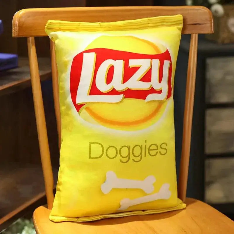 Lifelike Snacks Plush Pillow Cat Dog Food Cushion for Pets