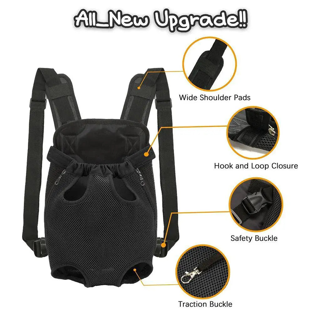 PetVoyage Mesh Dog Carrier Backpack For Dogs And Cats
