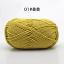 Milk Cotton Yarn Set Vibrant Ultra Soft Knitting Kit
