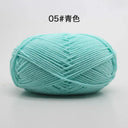 Milk Cotton Yarn Set Vibrant Ultra Soft Knitting Kit