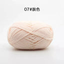 Milk Cotton Yarn Set Vibrant Ultra Soft Knitting Kit