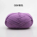 Milk Cotton Yarn Set Vibrant Ultra Soft Knitting Kit
