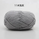 Milk Cotton Yarn Set Vibrant Ultra Soft Knitting Kit