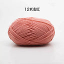 Milk Cotton Yarn Set Vibrant Ultra Soft Knitting Kit