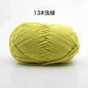 Milk Cotton Yarn Set Vibrant Ultra Soft Knitting Kit