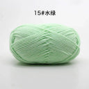 Milk Cotton Yarn Set Vibrant Ultra Soft Knitting Kit