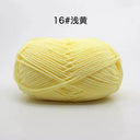 Milk Cotton Yarn Set Vibrant Ultra Soft Knitting Kit