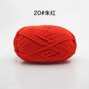 Milk Cotton Yarn Set Vibrant Ultra Soft Knitting Kit