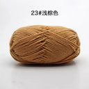 Milk Cotton Yarn Set Vibrant Ultra Soft Knitting Kit