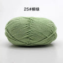 Milk Cotton Yarn Set Vibrant Ultra Soft Knitting Kit
