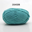 Milk Cotton Yarn Set Vibrant Ultra Soft Knitting Kit