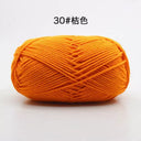 Milk Cotton Yarn Set Vibrant Ultra Soft Knitting Kit
