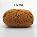 Milk Cotton Yarn Set Vibrant Ultra Soft Knitting Kit