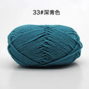 Milk Cotton Yarn Set Vibrant Ultra Soft Knitting Kit
