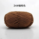 Milk Cotton Yarn Set Vibrant Ultra Soft Knitting Kit