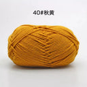 Milk Cotton Yarn Set Vibrant Ultra Soft Knitting Kit