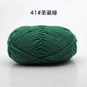 Milk Cotton Yarn Set Vibrant Ultra Soft Knitting Kit