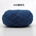 Milk Cotton Yarn Set Vibrant Ultra Soft Knitting Kit