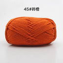 Milk Cotton Yarn Set Vibrant Ultra Soft Knitting Kit