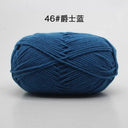 Milk Cotton Yarn Set Vibrant Ultra Soft Knitting Kit