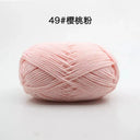 Milk Cotton Yarn Set Vibrant Ultra Soft Knitting Kit